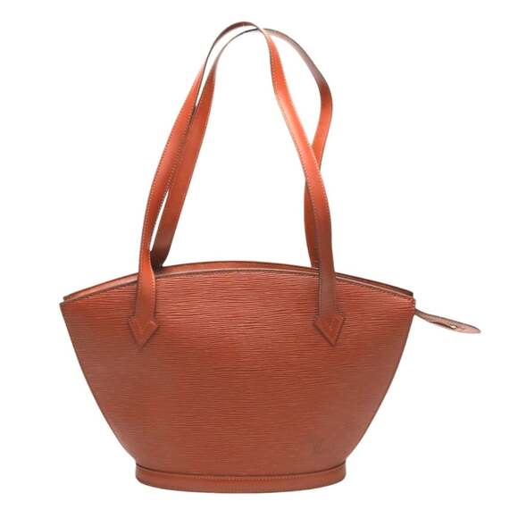 LOUIS VUITTON Brown Leather Tote Bag